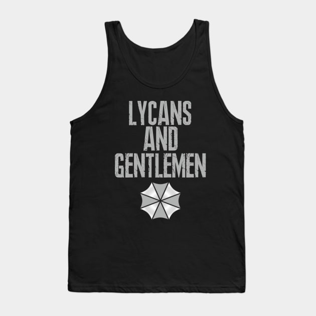 Resident Evil Lycans and Gentlemen Tank Top by grinningmasque